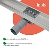 Душевой лоток IDDIS (975A6SB10DZ) горизонтальный выпуск, комбинированный затвор, перфорированная решетка, 600мм, хром Душевой лоток IDDIS (975A6SB10DZ) горизонтальный выпуск, комбинированный затвор, перфорированная решетка, 600мм, хром