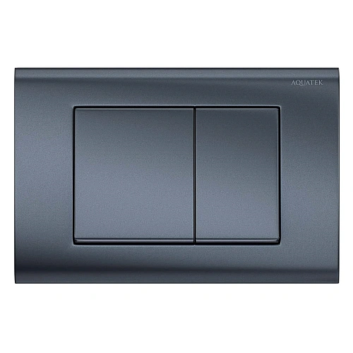 Клавиша смыва Aquatek KDI-0000033 (001с-1) оружейная сталь матовая (клавиши квадрат) Клавиша смыва Aquatek KDI-0000033 (001с-1) оружейная сталь матовая (клавиши квадрат)