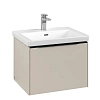 Тумба под раковину Villeroy &amp; Boch Subway 3.0 с подсветкой Cashmere Grey / Cashmere Grey C577L1VN