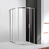Картинка анонса товара «душевой уголок cezares molveno-rh-1-110/90-c-cr-iv 110x90см стекло прозрачное, профиль хром»