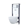 Комплект унитаза IDDIS Basic с инсталляцией и клавишей смыва (BASB010i73) Комплект унитаза IDDIS Basic с инсталляцией и клавишей смыва (BASB010i73)