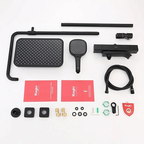 Душевая система Raglo R22.26.06, черный Душевая система Raglo R22.26.06, черный