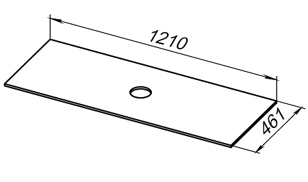 Столешница Allen Brau Reality 120 1.32026.K белый камень Столешница Allen Brau Reality 120 1.32026.K белый камень