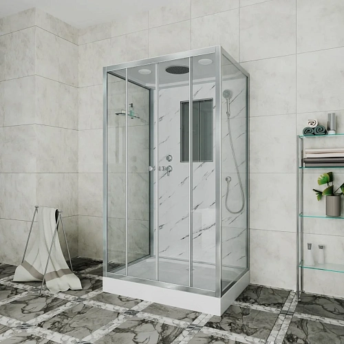 Душевая кабина Niagara Luxe NG-7772QM (1200x900х2100) низкий поддон стенки мрамор Душевая кабина Niagara Luxe NG-7772QM (1200x900х2100) низкий поддон стенки мрамор