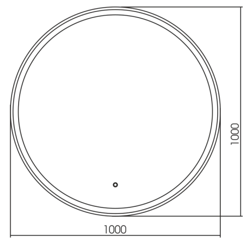 Зеркало Silver mirrors Perla neo d1000 (LED-00002496) Зеркало Silver mirrors Perla neo d1000 (LED-00002496)