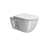 Картинка анонса товара «унитаз подвесной gsi pura безободковый swirlflush белый (881111) без сиденья»