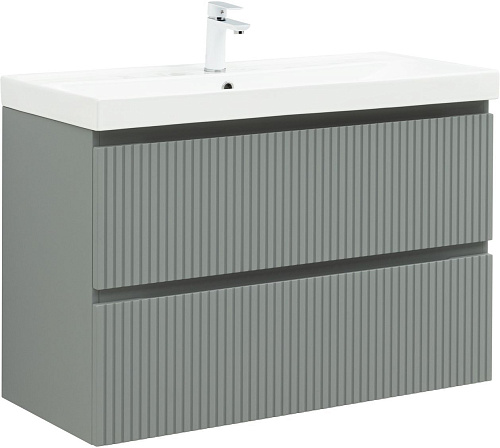 Тумба под раковину Aquanet Джейн Flat 100 мисти грин 00335436 подвесная Тумба под раковину Aquanet Джейн Flat 100 мисти грин 00335436 подвесная