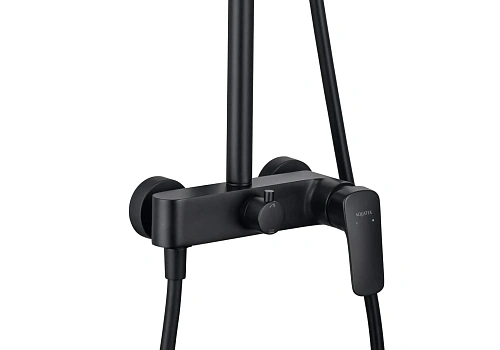 Душевая система Aquatek ВЕГА AQ2060MB черный матовый Душевая система Aquatek ВЕГА AQ2060MB черный матовый