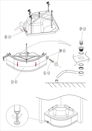 Душевая кабина Taliente 80x80x215см, четверть круга, матовое стекло TA-8080M Душевая кабина Taliente 80x80x215см, четверть круга, матовое стекло TA-8080M