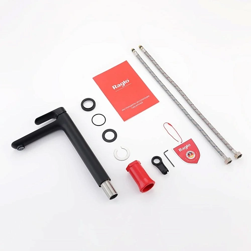 Смеситель для раковины Raglo R03.15.06, черный Смеситель для раковины Raglo R03.15.06, черный