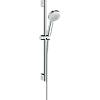 Картинка анонса товара «душевой гарнитур hansgrohe crometta 100 vario 65 26651400 белый/хром»