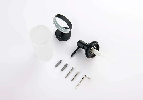 Дозатор жидкого мыла Aquatek ЕВРОПА AQ4105MB черный матовый Дозатор жидкого мыла Aquatek ЕВРОПА AQ4105MB черный матовый