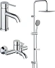 Комплект смесителей STWORKI Стокгольм by Damixa Стокгольм HFDB97000 + HFSG10000 + HFSG02100 430168