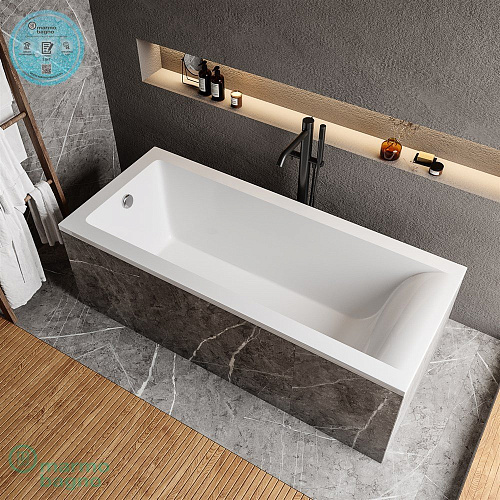 Ванна из искусственного камня Marmo Bagno Ницца 170x70 MB-N170-70 Ванна из искусственного камня Marmo Bagno Ницца 170x70 MB-N170-70