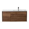 Картинка анонса товара «тумба под раковину belbagno kraft-1200-2c-1a-so-rt-r rovere tabacco подвесная 1200x460»