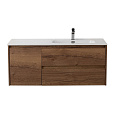 Детальная картинка товара «тумба под раковину belbagno kraft-1200-2c-1a-so-rt-r rovere tabacco подвесная 1200x460»