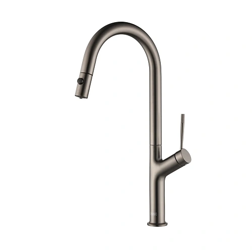 Смеситель для кухни AQUAme Cucina AQM9905GM с выдвижным изливом, с подключением к фильтру с питьевой водой, металл Смеситель для кухни AQUAme Cucina AQM9905GM с выдвижным изливом, с подключением к фильтру с питьевой водой, металл