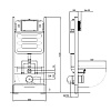 Инсталляция для унитаза Aquatek ECO Standart 1130x500x100+звукоиз.проклад(без верхней планки) INS-0000014 Инсталляция для унитаза Aquatek ECO Standart 1130x500x100+звукоиз.проклад(без верхней планки) INS-0000014