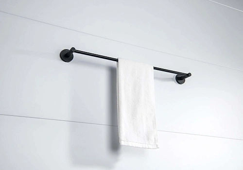 Полотенцедержатель Aquatek ЕВРОПА AQ4114MB черный матовый Полотенцедержатель Aquatek ЕВРОПА AQ4114MB черный матовый