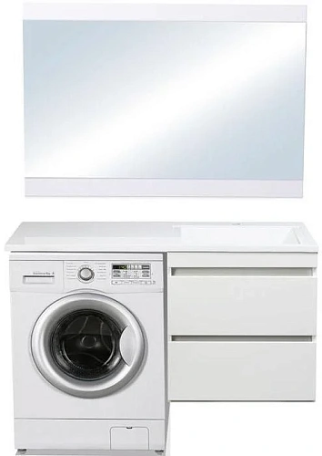 Тумба под раковину Style Line Даллас 120, Люкс белая, PLUS СС-00000469 Тумба под раковину Style Line Даллас 120, Люкс белая, PLUS СС-00000469