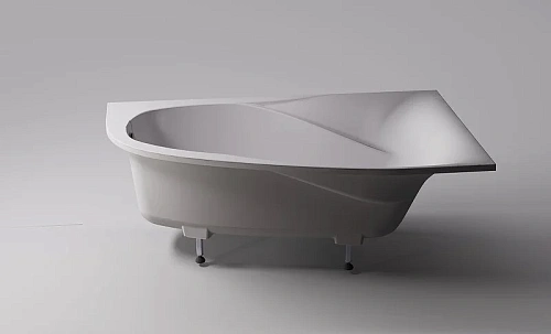 Ванна из искусственного камня Astra-Form Селена R, белая 01010040 Ванна из искусственного камня Astra-Form Селена R, белая 01010040