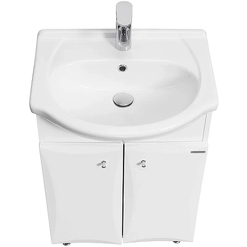 Тумба под раковину Aquaton Джимми 57 М белый 1A250401DJ010 Тумба под раковину Aquaton Джимми 57 М белый 1A250401DJ010