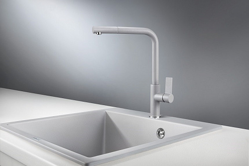 Смеситель для кухни Granula 2502, АЛЮМИНИУМ Смеситель для кухни Granula 2502, АЛЮМИНИУМ