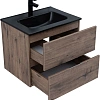 Тумба под раковину Aquanet Алвита New 60 2 ящика, дуб веллингтон табак 00334184 подвесная Тумба под раковину Aquanet Алвита New 60 2 ящика, дуб веллингтон табак 00334184 подвесная