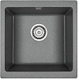 Кухонная мойка Paulmark BRILON, PM104546-DG, графит, 445х460, подст. мон Кухонная мойка Paulmark BRILON, PM104546-DG, графит, 445х460, подст. мон