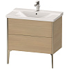 Картинка анонса товара «тумба под раковину duravit xviu xv44910b171 напольная 80 см средиземноморский дуб»