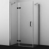 Душевой уголок WasserKRAFT Aller 10H06LBLACK черный/хром Душевой уголок WasserKRAFT Aller 10H06LBLACK черный/хром