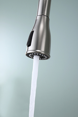 Смеситель для кухни Paulmark LANGE брашированная сталь La214212-BS Смеситель для кухни Paulmark LANGE брашированная сталь La214212-BS