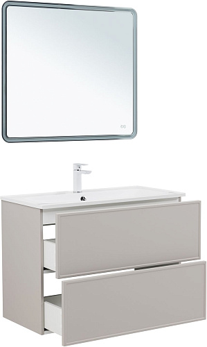 Тумба под раковину Aquanet Арт 90 00343968 бежевый Тумба под раковину Aquanet Арт 90 00343968 бежевый