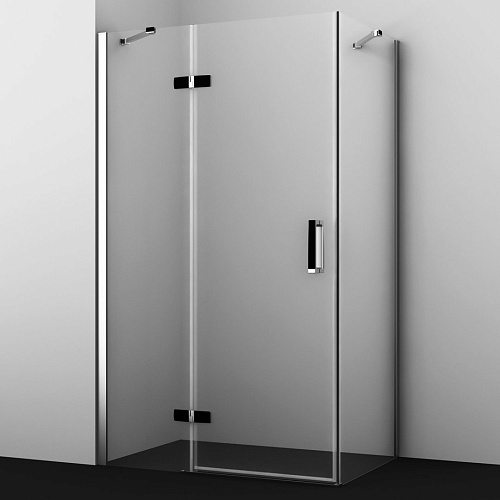 Душевой уголок WasserKRAFT Aller 10H06LBLACK черный/хром Душевой уголок WasserKRAFT Aller 10H06LBLACK черный/хром