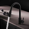 Смеситель для кухни AM.PM X-Joy S F85B07522 с вытягивающимся изливом, черный Смеситель для кухни AM.PM X-Joy S F85B07522 с вытягивающимся изливом, черный