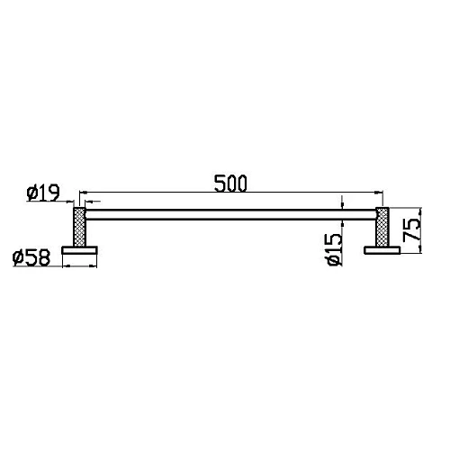 Полотенцедержатель Boheme UNO Black 10972-B черный Полотенцедержатель Boheme UNO Black 10972-B черный