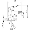 Смеситель для биде Rossinka B35-51 Смеситель для биде Rossinka B35-51