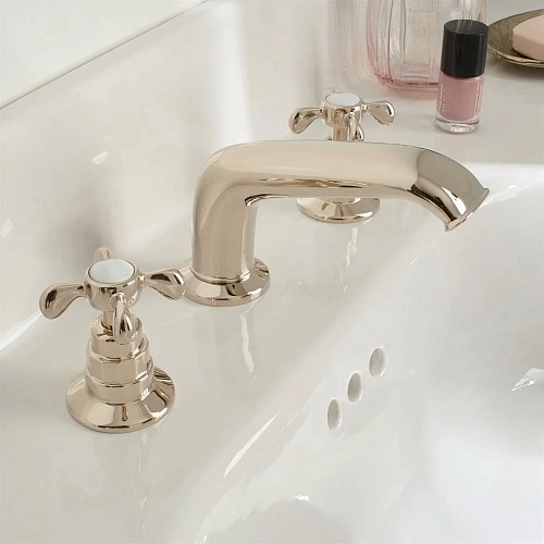 Смеситель для раковины Jacob Delafon Cleo 1889 E24306-BGG с донным клапаном Смеситель для раковины Jacob Delafon Cleo 1889 E24306-BGG с донным клапаном