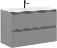 Тумба под раковину Allen Brau Eclipse 100 1.E1003.PGM платина матовый Тумба под раковину Allen Brau Eclipse 100 1.E1003.PGM платина матовый