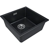 Кухонная мойка Paulmark LUMI 45UNI LU45-AN, антрацит, 455х460 Кухонная мойка Paulmark LUMI 45UNI LU45-AN, антрацит, 455х460
