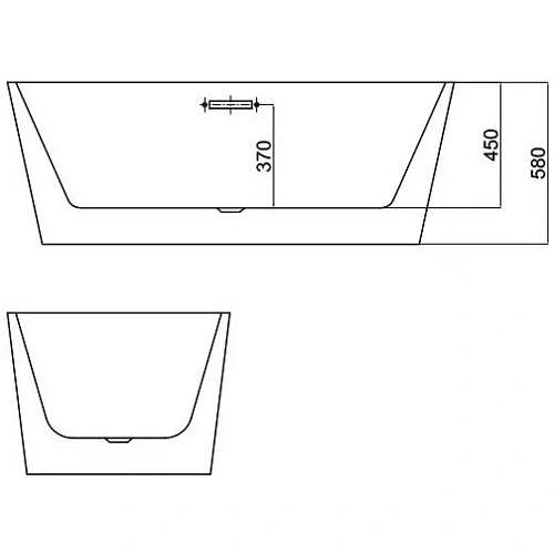 Ванна отдельностоящая Black&White SB110 акриловая 110SB00 Ванна отдельностоящая Black&White SB110 акриловая 110SB00