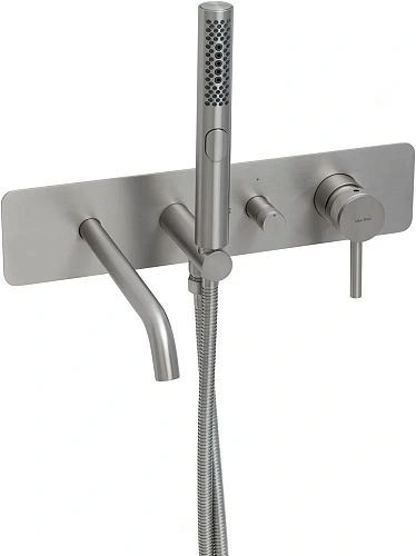 Смеситель для ванны Allen Brau Priority 5.31A06-BN (с внутренней частью) никель Смеситель для ванны Allen Brau Priority 5.31A06-BN (с внутренней частью) никель