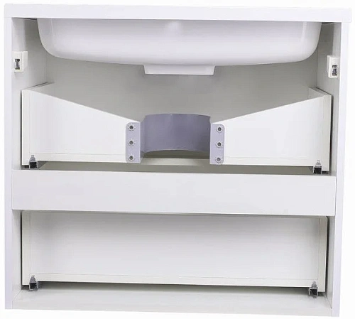 Тумба под раковину Style Line Каре 70 (2 ящ.) Люкс белая, PLUS СС-00002269 Тумба под раковину Style Line Каре 70 (2 ящ.) Люкс белая, PLUS СС-00002269