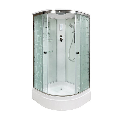 Душевая кабина Dto EM2710 (EM2710EL) 100x100 см с электрикой Душевая кабина Dto EM2710 (EM2710EL) 100x100 см с электрикой