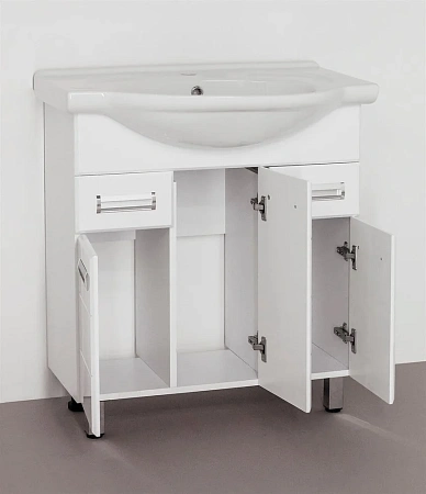 Тумба под раковину Style Line Ирис 75 (2 ящ.) ЛС-00000017 Тумба под раковину Style Line Ирис 75 (2 ящ.) ЛС-00000017