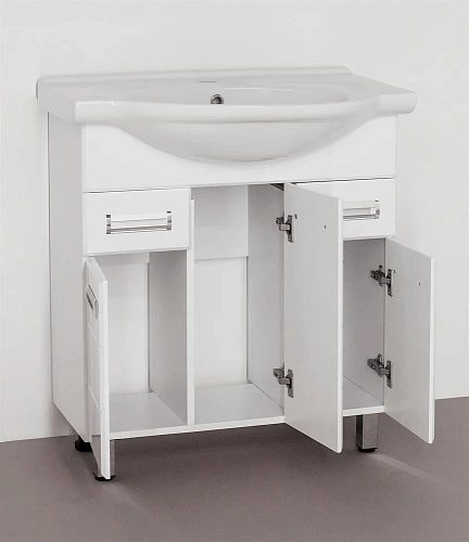 Тумба под раковину Style Line Ирис 75 (2 ящ.) ЛС-00000017 Тумба под раковину Style Line Ирис 75 (2 ящ.) ЛС-00000017