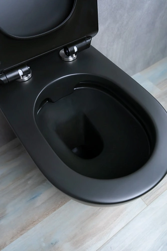 Унитаз приставной Gid TRS-269BM 62214Y черный матовый 56x36.5x42 с крышкой микролифт Унитаз приставной Gid TRS-269BM 62214Y черный матовый 56x36.5x42 с крышкой микролифт