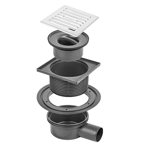 Душевой трап BETTOSERB 15x15 14702509 горизонтальный выпуск Душевой трап BETTOSERB 15x15 14702509 горизонтальный выпуск