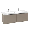 Тумба под раковину Villeroy &amp; Boch Subway 3.0 с подсветкой Taupe / Taupe C601L0VM