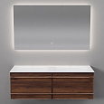 Комплект мебели ArtDecco Bridget 120 ABR12W22D1M0 черный орех Комплект мебели ArtDecco Bridget 120 ABR12W22D1M0 черный орех